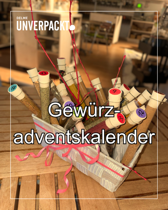 mit Gewürzen gefüllte Reagenzgläser in einer Box